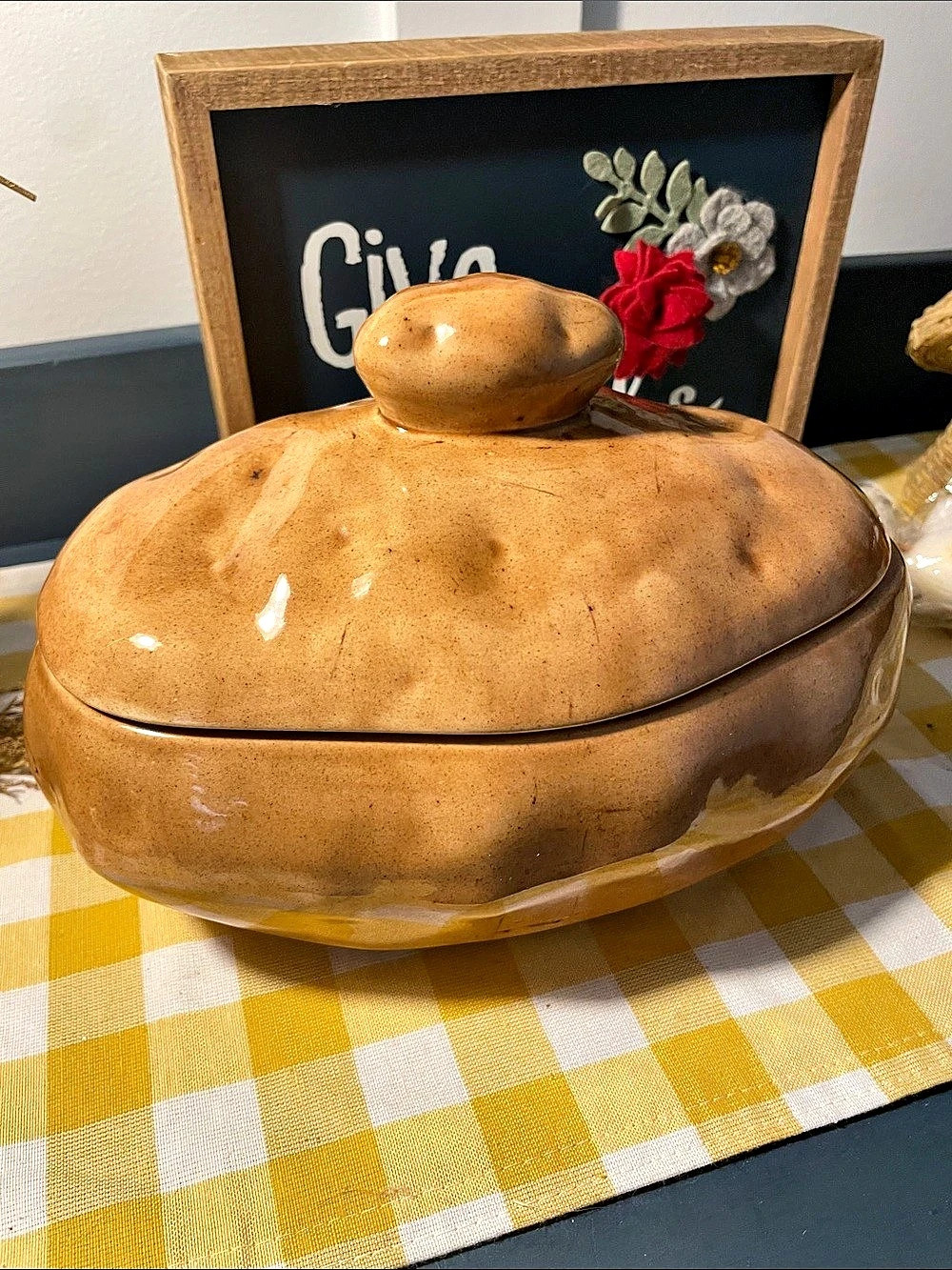 Custom Ceramic Potato Serving Dish